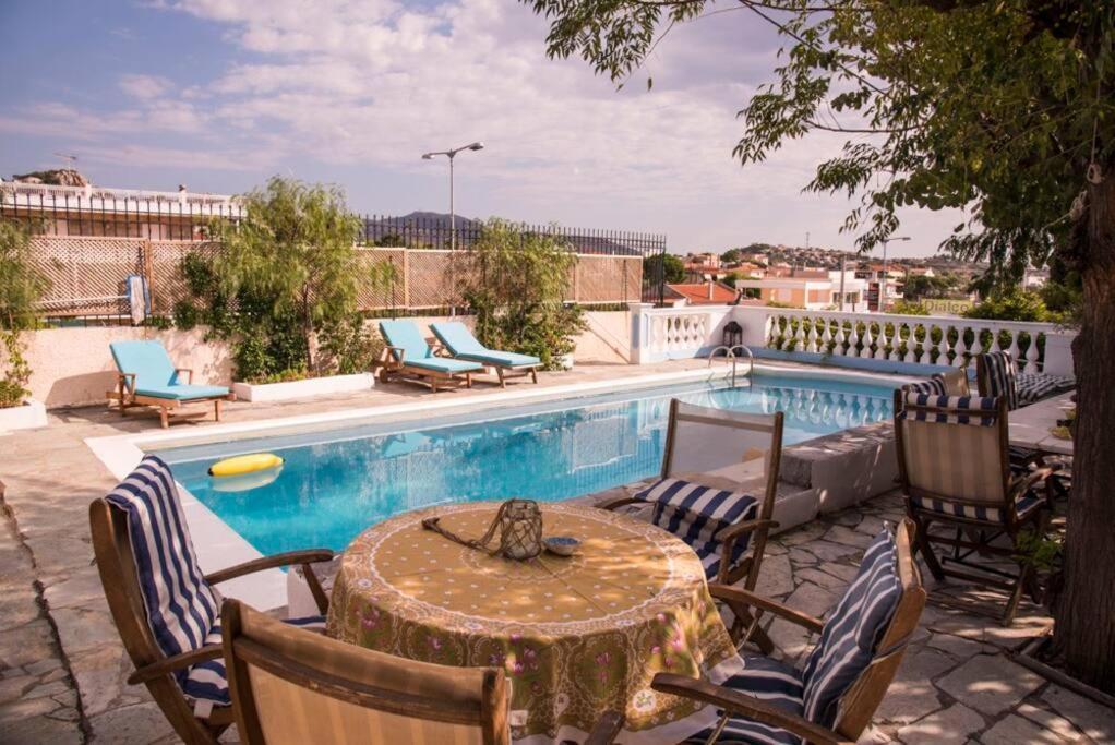 Villa Emily Lagonisi Bagian luar foto